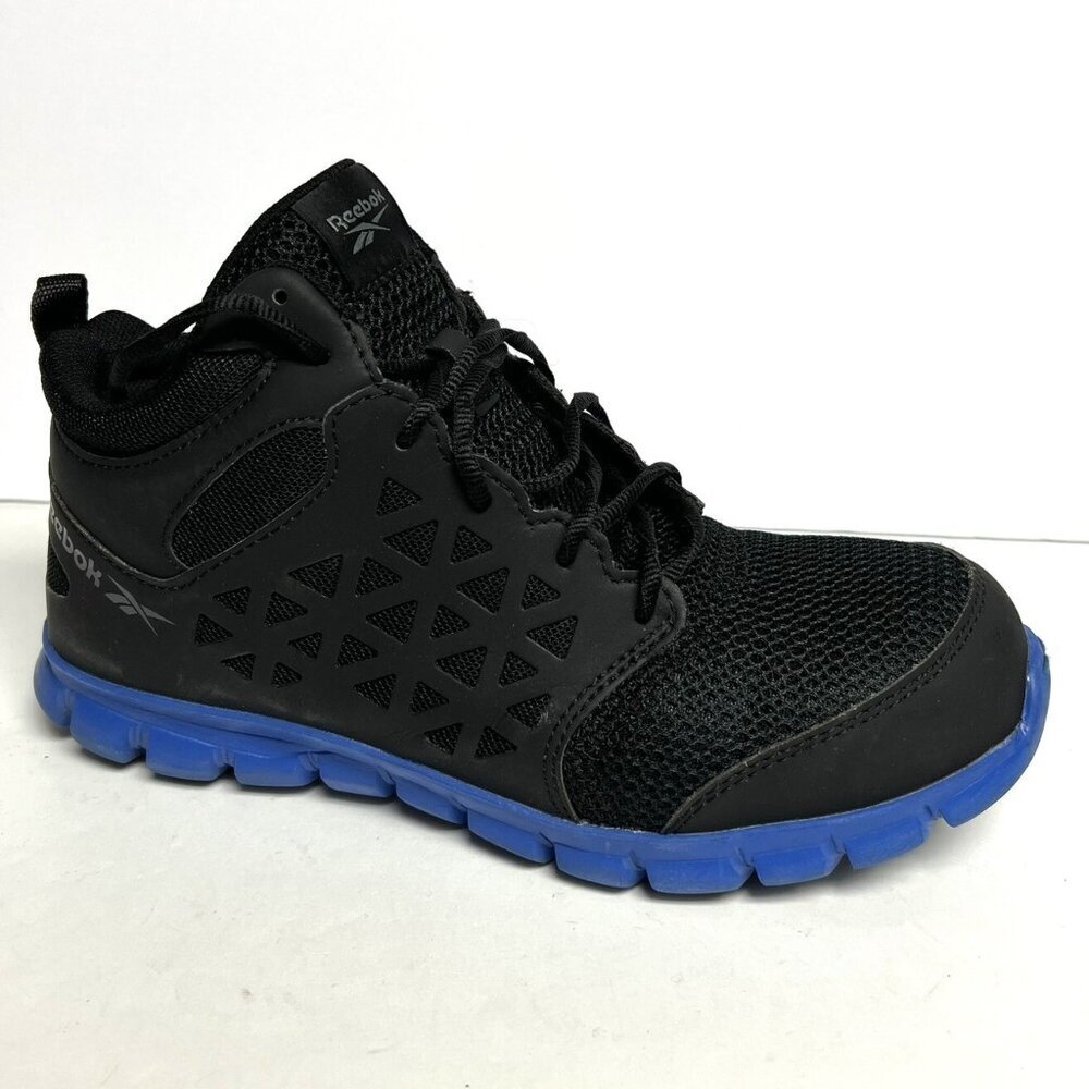 Reebok Mens Day One Safety Sneaker Black Size 7.5 M
